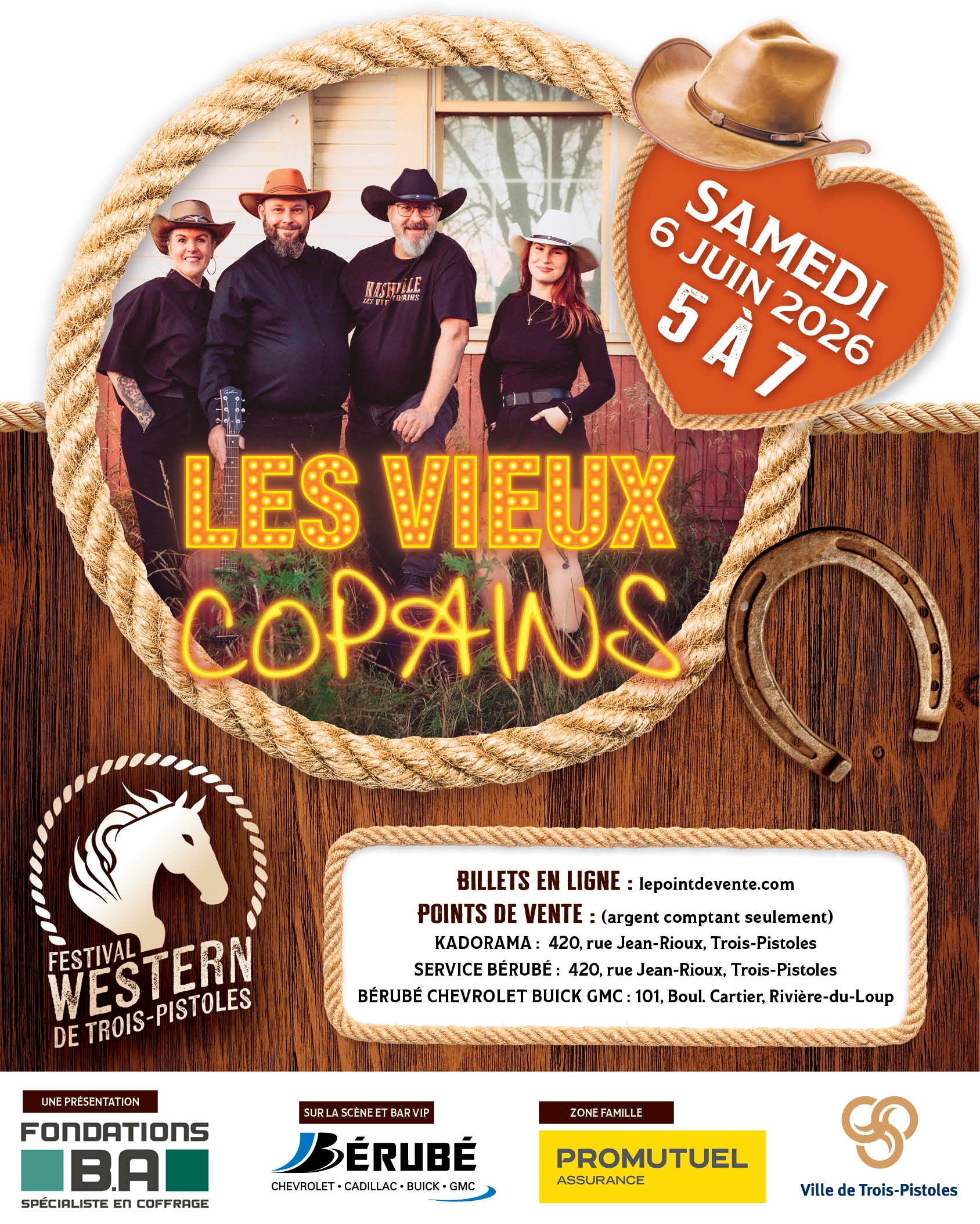 Programmation Vieux copains